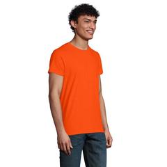 Vue PIONEER MEN T-Shirt 175g - Pioneer men de couleur orange| Krokrodeal