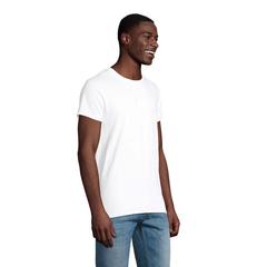 Vue PIONEER MEN T-Shirt 175g - Pioneer men de couleur blanc| Krokrodeal