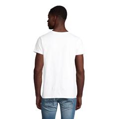 Vue PIONEER MEN T-Shirt 175g - Pioneer men de couleur blanc| Krokrodeal