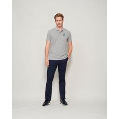 Vue PLANET MEN Polo 170g - Planet men de couleur bleu| Krokrodeal