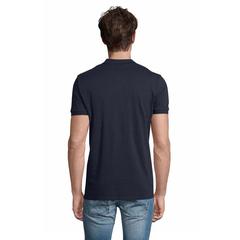 Vue PLANET MEN Polo 170g - Planet men de couleur bleu| Krokrodeal
