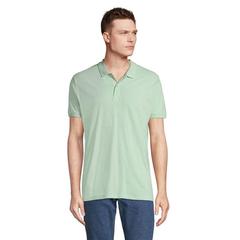 Vue PLANET MEN Polo 170g - Planet men de couleur vert| Krokrodeal