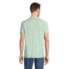 Vue PLANET MEN Polo 170g - Planet men de couleur vert| Krokrodeal