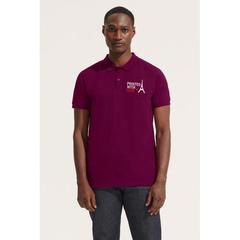 Vue PLANET MEN Polo 170g - Planet men de couleur violet| Krokrodeal