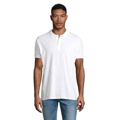 Vue PLANET MEN Polo 170g - Planet men de couleur blanc| Krokrodeal