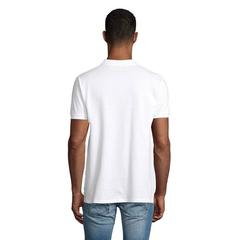 Vue PLANET MEN Polo 170g - Planet men de couleur blanc| Krokrodeal
