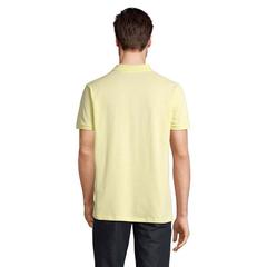 Vue PLANET MEN Polo 170g - Planet men de couleur jaune| Krokrodeal