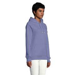 Vue STELLAR Sweat Capuche - Stellar de couleur bleu| Krokrodeal