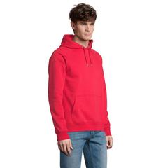 Vue STELLAR Sweat Capuche - Stellar de couleur rouge| Krokrodeal