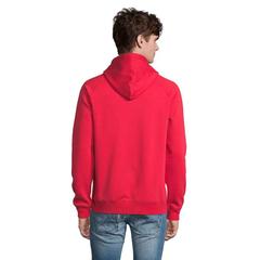 Vue STELLAR Sweat Capuche - Stellar de couleur rouge| Krokrodeal