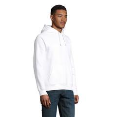 Vue STELLAR Sweat Capuche - Stellar de couleur blanc| Krokrodeal