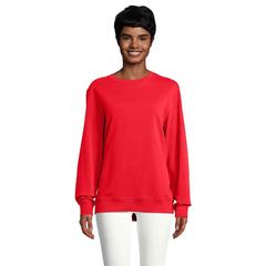 Vue COMET SWEATER 280g - Comet de couleur rouge| Krokrodeal