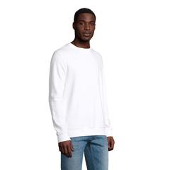 Vue COMET SWEATER 280g - Comet de couleur blanc| Krokrodeal