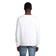 Vue COMET SWEATER 280g - Comet de couleur blanc| Krokrodeal