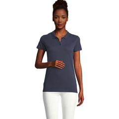 Vue PLANET WOMEN Polo 170g - Planet women de couleur bleu| Krokrodeal