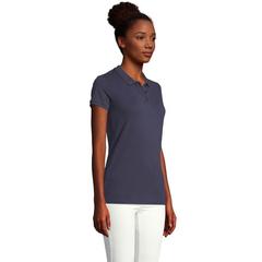 Vue PLANET WOMEN Polo 170g - Planet women de couleur bleu| Krokrodeal