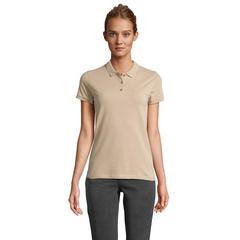 Vue PLANET WOMEN Polo 170g - Planet women de couleur marron| Krokrodeal