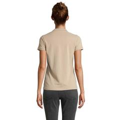 Vue PLANET WOMEN Polo 170g - Planet women de couleur marron| Krokrodeal