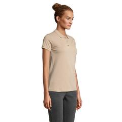 Vue PLANET WOMEN Polo 170g - Planet women de couleur marron| Krokrodeal