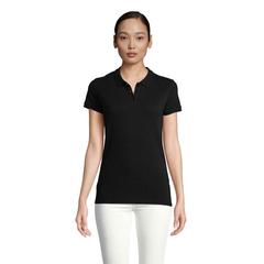 Vue PLANET WOMEN Polo 170g - Planet women de couleur noir| Krokrodeal
