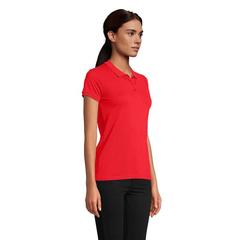 Vue PLANET WOMEN Polo 170g - Planet women de couleur rouge| Krokrodeal