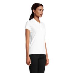 Vue PLANET WOMEN Polo 170g - Planet women de couleur blanc| Krokrodeal