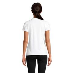 Vue PLANET WOMEN Polo 170g - Planet women de couleur blanc| Krokrodeal