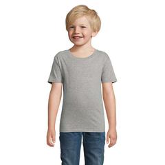 Vue PIONEER KIDS T-SHIRT 175g - Pioneer kids de couleur gris| Krokrodeal