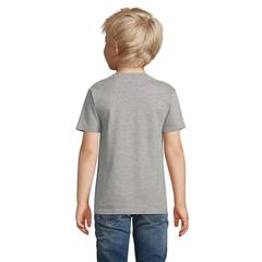 Vue PIONEER KIDS T-SHIRT 175g - Pioneer kids de couleur gris| Krokrodeal