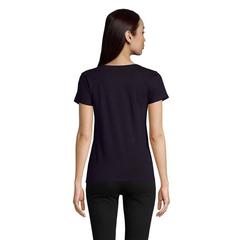 Vue PIONEER WOMEN T-Shirt 175g - Pioneer women de couleur bleu| Krokrodeal
