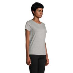 Vue PIONEER WOMEN T-Shirt 175g - Pioneer women de couleur gris| Krokrodeal