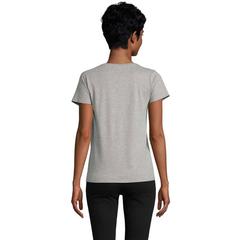 Vue PIONEER WOMEN T-Shirt 175g - Pioneer women de couleur gris| Krokrodeal
