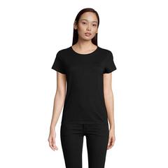 Vue PIONEER WOMEN T-Shirt 175g - Pioneer women de couleur noir| Krokrodeal