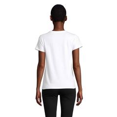 Vue PIONEER WOMEN T-Shirt 175g - Pioneer women de couleur blanc| Krokrodeal