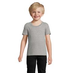 Vue CRUSADER KIDS T-SHIRT BIO - Crusader kids de couleur gris| Krokrodeal