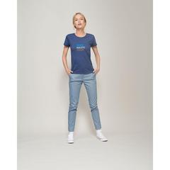 Vue CRUSADER WOMEN T-Shirt 150g - Crusader women de couleur bleu| Krokrodeal