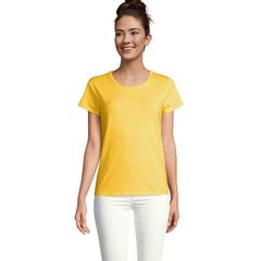 Vue CRUSADER WOMEN T-Shirt 150g - Crusader women de couleur jaune| Krokrodeal