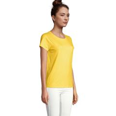 Vue CRUSADER WOMEN T-Shirt 150g - Crusader women de couleur jaune| Krokrodeal