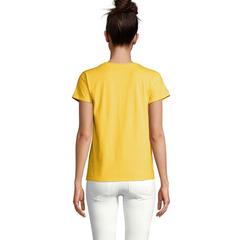 Vue CRUSADER WOMEN T-Shirt 150g - Crusader women de couleur jaune| Krokrodeal