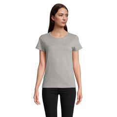 Vue CRUSADER WOMEN T-Shirt 150g - Crusader women de couleur gris| Krokrodeal