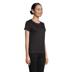 Vue CRUSADER WOMEN T-Shirt 150g - Crusader women de couleur noir| Krokrodeal