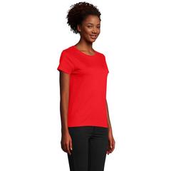 Vue CRUSADER WOMEN T-Shirt 150g - Crusader women de couleur rouge| Krokrodeal