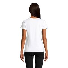 Vue CRUSADER WOMEN T-Shirt 150g - Crusader women de couleur blanc| Krokrodeal
