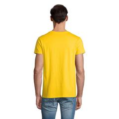 Vue CRUSADER MEN T-Shirt 150g - Crusader men de couleur jaune| Krokrodeal