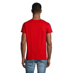 Vue CRUSADER MEN T-Shirt 150g - Crusader men de couleur rouge| Krokrodeal