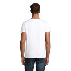 Vue CRUSADER MEN T-Shirt 150g - Crusader men de couleur blanc| Krokrodeal