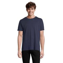 Vue ODYSSEY t-shirt uni 170g - Odyssey de couleur bleu| Krokrodeal