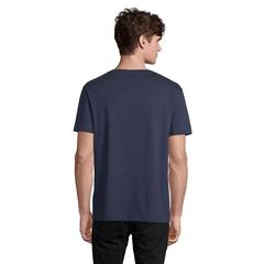 Vue ODYSSEY t-shirt uni 170g - Odyssey de couleur bleu| Krokrodeal