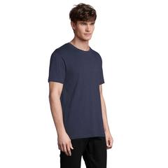 Vue ODYSSEY t-shirt uni 170g - Odyssey de couleur bleu| Krokrodeal