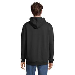 Vue CARTER Veste Zip Capuche - Carter de couleur noir| Krokrodeal
